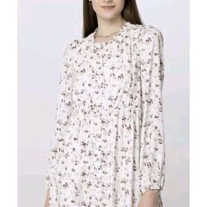 FRYE AND CO. Cream Floral Midi Dress